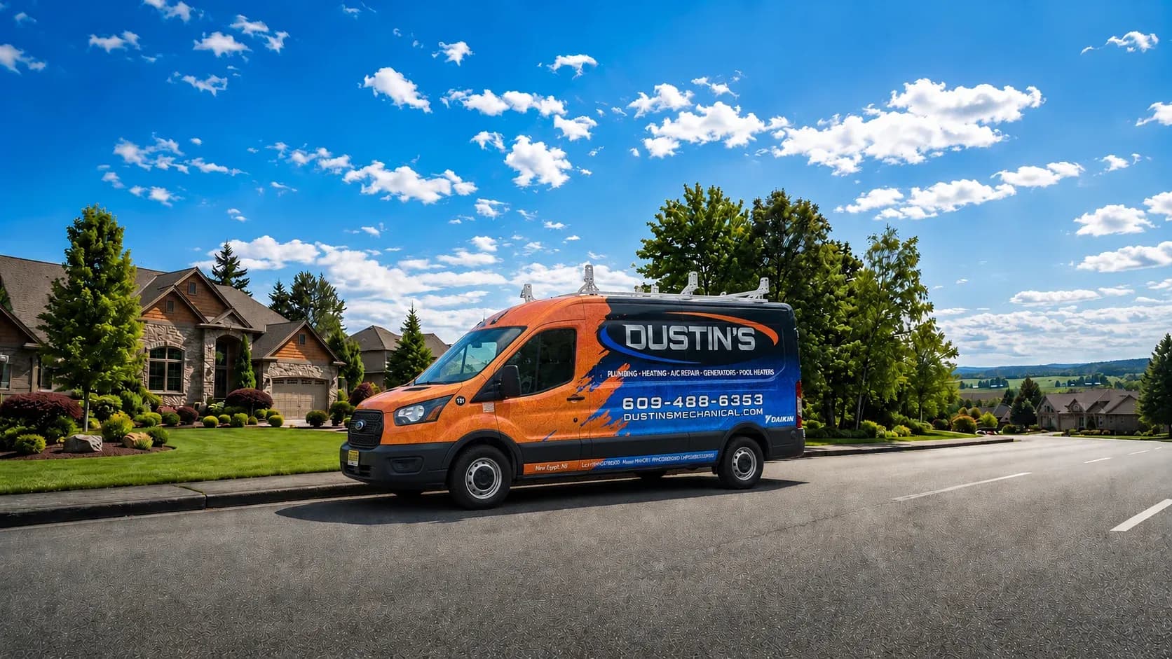 Dustin's Mechanical truck