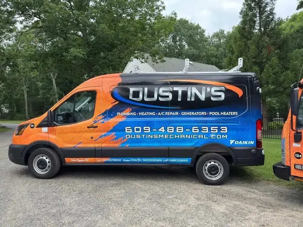Dustin's mechanical truck in New Egypt, NJ
