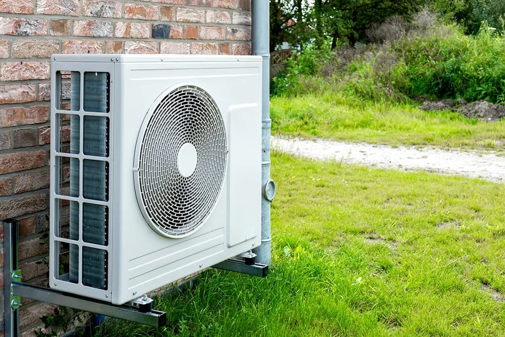 Residential Heat Pump outside New Egypt home